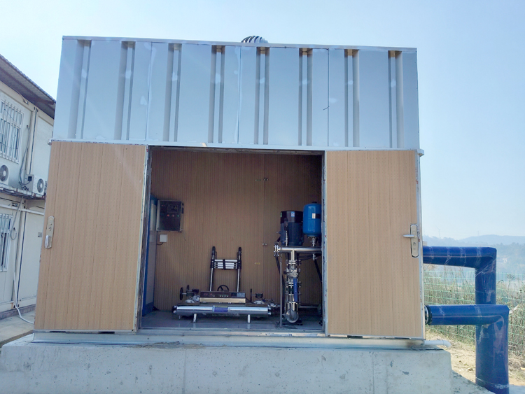 中国水电十四局抽水蓄能电站业主营地智慧生活集成泵站